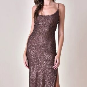 Sequin Maxi Dress